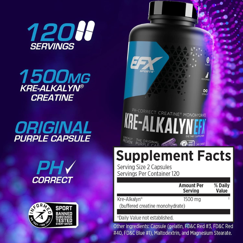 EFX Sports Kre-Alkalyn EFX - 120 Caps