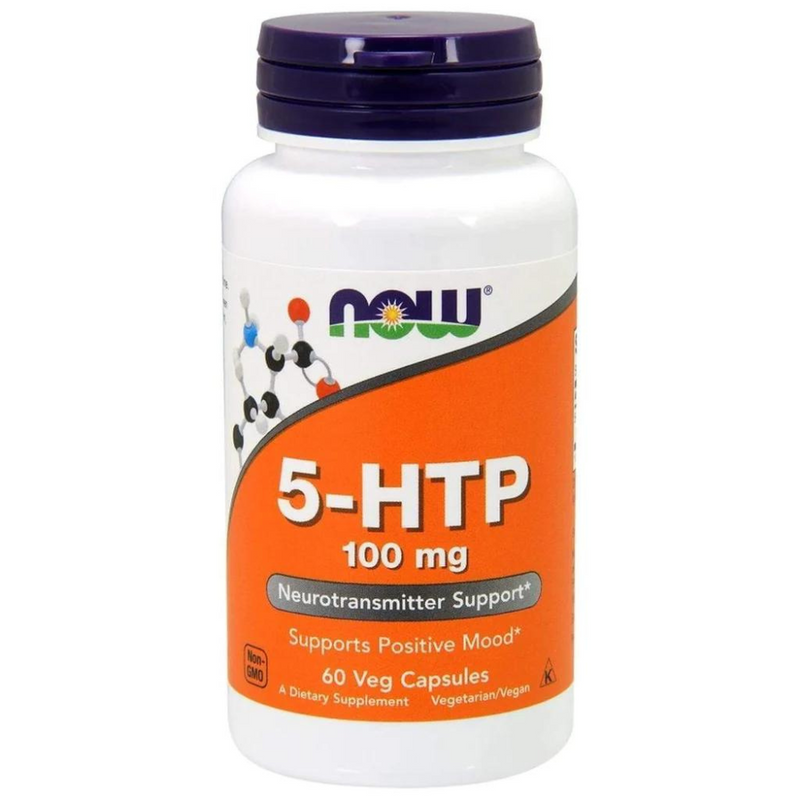 NOW Foods 5-HTP, 100mg - 60 caps