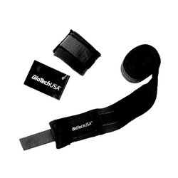 BioTechUSA Wrists Wrap, Black - 3.5 meter