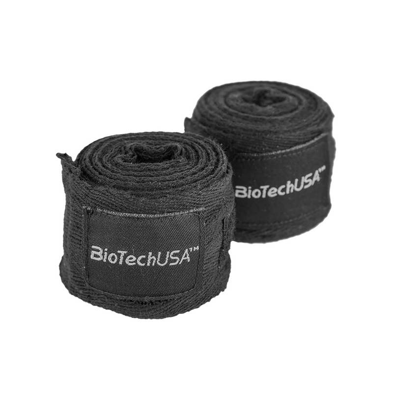 BioTechUSA Wrists Wrap, Black - 3.5 meter