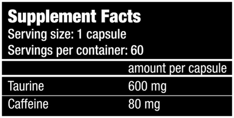 BioTechUSA Caffeine + Taurine - 60 capsules