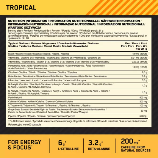 Optimum Nutrition Gold Standard Pre-Workout Advanced