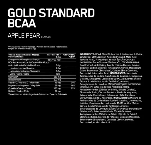 Optimum Nutrition GOLD STANDARD BCAA TRAIN + SUSTAIN