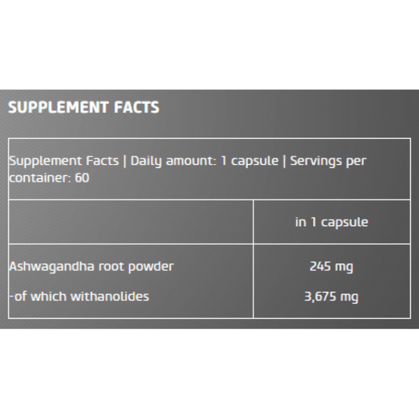 BioTechUSA Ashwagandha - 60 caps