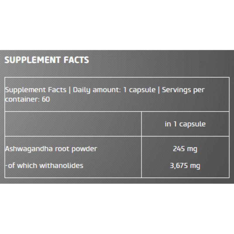 BioTechUSA Ashwagandha - 60 caps