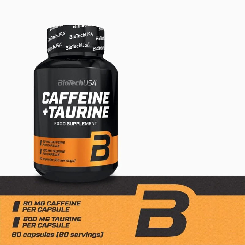 BioTechUSA Caffeine + Taurine - 60 capsules