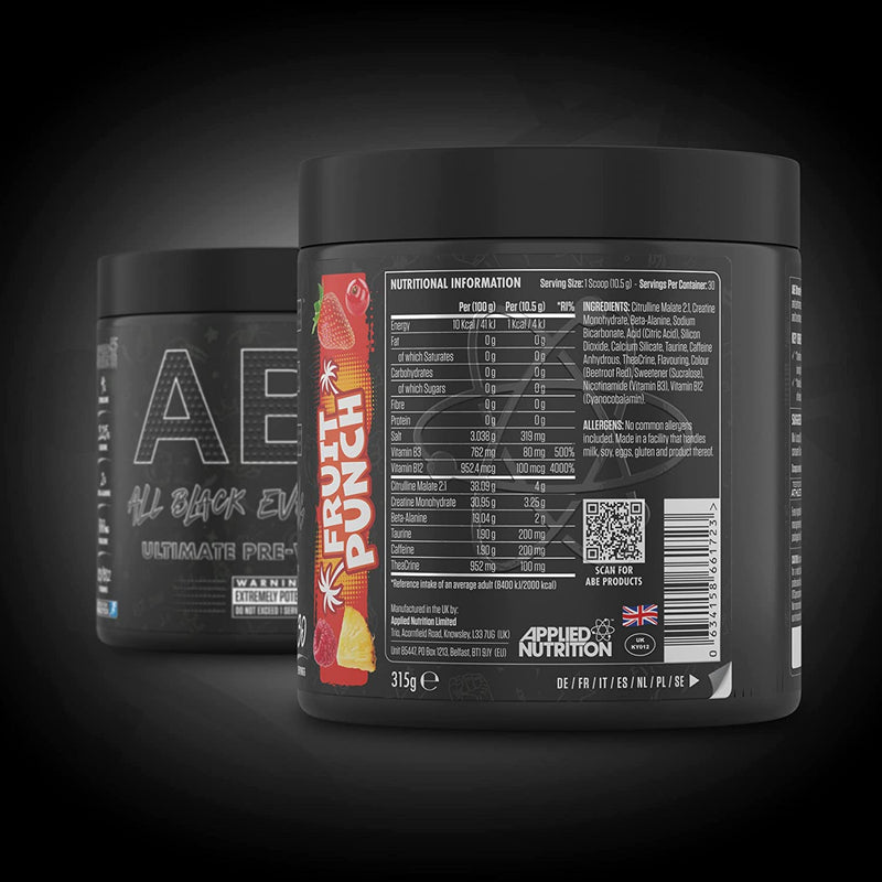 Applied Nutrition ABE - All Black Everything Pre-workout - 375g